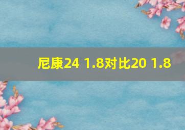 尼康24 1.8对比20 1.8